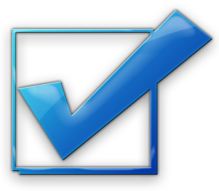 A check mark