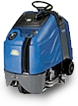 Blue commercial cleaning machine